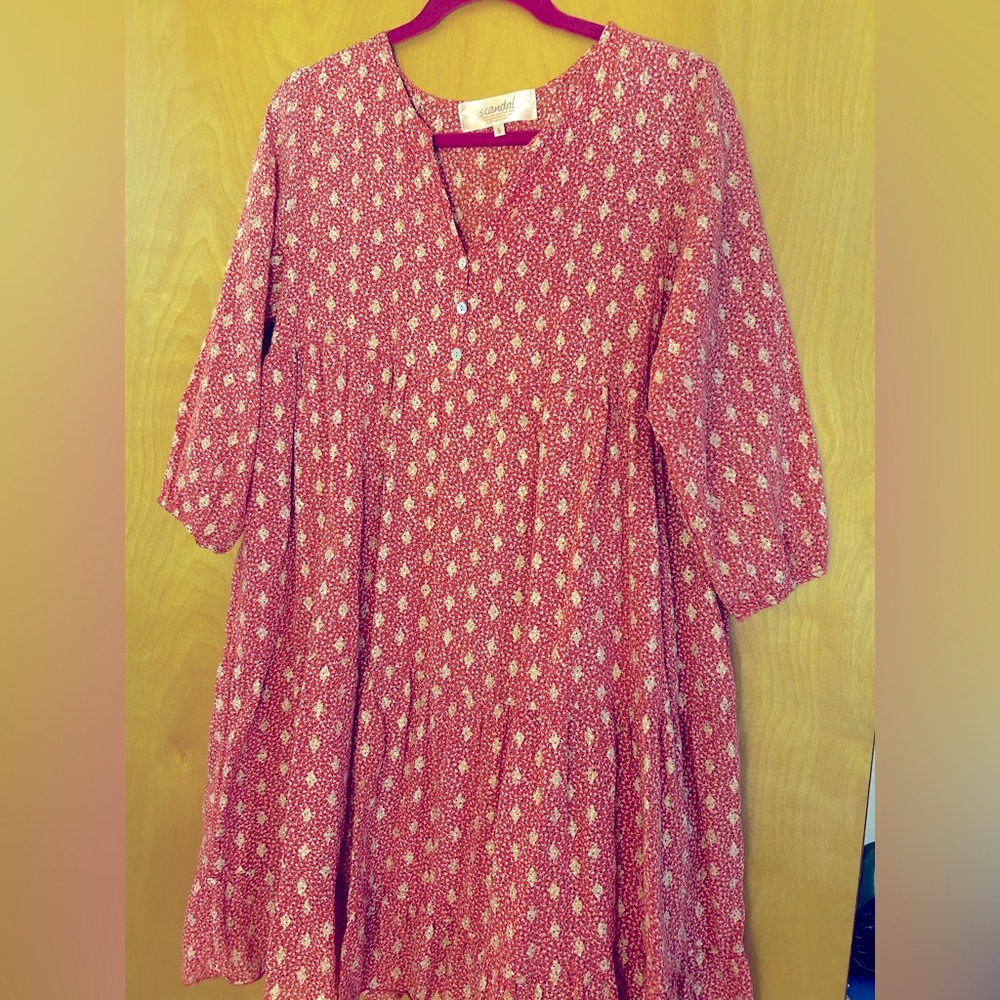 Pink Floral Dress